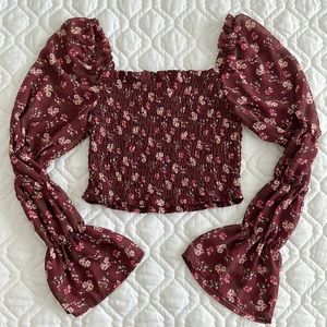 Wild Fable Peasant Blouse